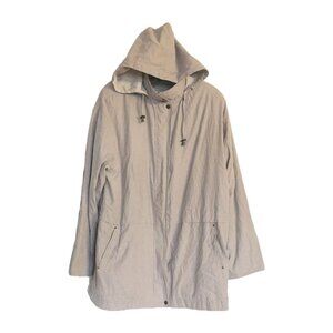 Vintage‎ Bromley Hooded Sport Jacket Size XL Beige